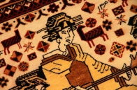 絶対,絶対見た事がないペルシャ絨毯1127