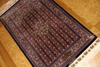 最高級有名工房のJEDDI玄関マットシルクペルシャ絨毯60064