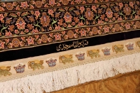 最高級有名工房のJEDDI玄関マットシルクペルシャ絨毯60062