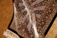 最高級有名工房のJEDDI玄関マットシルクペルシャ絨毯60062