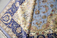 シルク絨毯最高級カシャーンシルク6平米ペルシャ絨毯75997