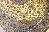 最高級カシャーンシルクリビング手織りペルシャ絨毯75198