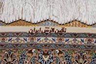 カシャーンシルク伝統的なペルシャ絨毯色彩57002