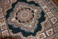 イラン製機械織りリビングカーペット正方形990083J