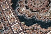 イラン製機械織りリビングカーペット正方形990083J