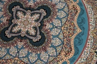 円形インテリアラグ機械織りの最高品質イラン製カーペット990072