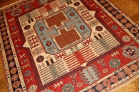 高級キリムのシルジャン産地ペルシャキリム34628