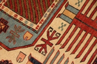 高級キリムのシルジャン産地ペルシャキリム34628