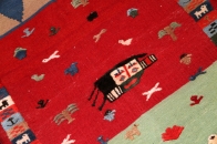 キリムとギャッベの織り方玄関サイズ9900017