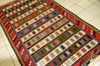 ペルシャキリムキングサイズシラズ産地リビングラグ329000