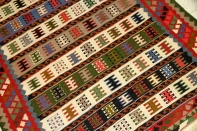 ペルシャキリムキングサイズシラズ産地リビングラグ329000