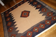 ソフレキリムの正方形ウール12018