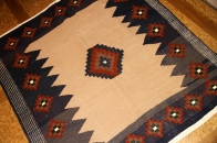 ソフレキリムの正方形ウール12018