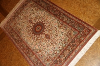 玄関ホール絨毯のハンドメイドシルクペルシャクム産56091