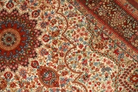 玄関ホール絨毯のハンドメイドシルクペルシャクム産56091
