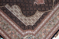 シックなペルシャじゅうたんタブリーズマヒ255412