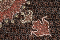 シックなペルシャじゅうたんタブリーズマヒ255412