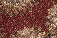 最高級ペルシャ絨毯丸い形タブリーズマヒデザイン29888