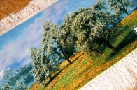 mountain view carpet 山の景色絨毯50101