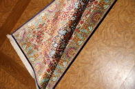 シルクの玄関マットカラフルなペルシャ絨毯56094