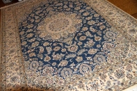 ペルシャブルーリビング絨毯、憧れのペルシャ絨毯ナイン59029