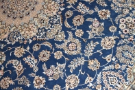 ペルシャブルーリビング絨毯、憧れのペルシャ絨毯ナイン59029