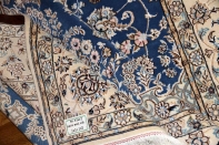 ペルシャブルーリビング絨毯、憧れのペルシャ絨毯ナイン59029