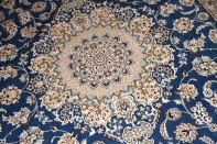 ペルシャブルーリビング絨毯、憧れのペルシャ絨毯ナイン59029