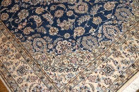 ペルシャブルーリビング絨毯、憧れのペルシャ絨毯ナイン59029