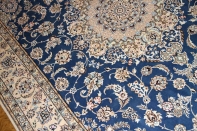 ペルシャブルーリビング絨毯、憧れのペルシャ絨毯ナイン59029