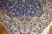 ナインブルーとても綺麗な色彩ペルシャ手織り絨毯21127