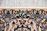 ナインブルーとても綺麗な色彩ペルシャ手織り絨毯21127