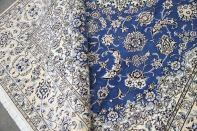 ペルシャブルー憧れのペルシャ絨毯ナイン33534