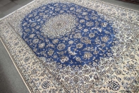 ペルシャブルー憧れのペルシャ絨毯ナイン33534