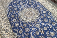 ペルシャブルー憧れのペルシャ絨毯ナイン33534