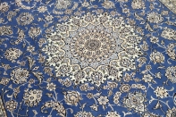 ペルシャブルー憧れのペルシャ絨毯ナイン33534
