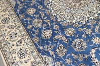 ペルシャブルー憧れのペルシャ絨毯ナイン33534