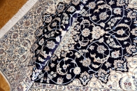 シックなセンターラグ高級ナインハビビヤン77799