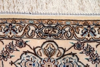 高級ペルシャ絨毯ナインゴンバディデザインペルシャンブルー75151