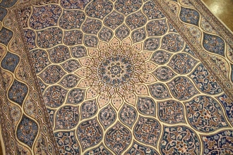 高級ペルシャ絨毯ナインゴンバディーペルシャブルー2415441