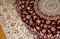 高品質赤い色ペルシャ絨毯ハビビアン工房57034