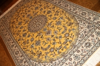 ハビビヤン工房高級ナイン手織りラグ77794