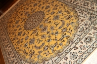 ハビビヤン工房高級ナイン手織りラグ77794