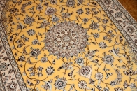 ハビビヤン工房高級ナイン手織りラグ77794