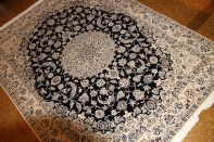 ペルシャ絨毯ナイン、おしゃれなセンターラグ34435