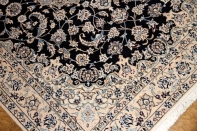 ペルシャ絨毯ナイン、おしゃれなセンターラグ34435