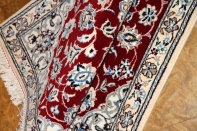 マンションの玄関マット、手織りペルシャ絨毯ナイン40549