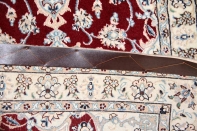 手織りペルシャ絨毯ナイン産玄関マット99410