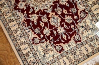 手織りペルシャ絨毯ナイン産玄関マット99410