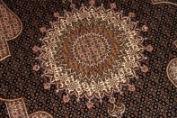 とてもかっこいいデザインの手織りペルシャ絨毯57049